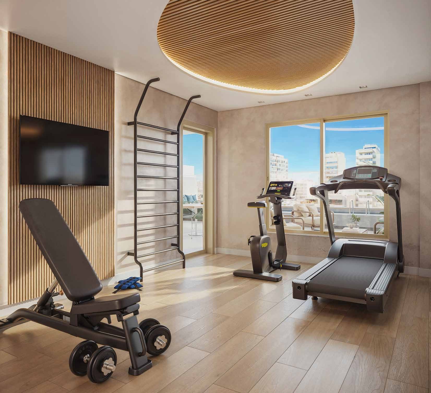 Referência de espaço fitness do projeto